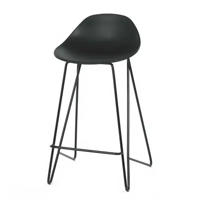 Minimalist Black Bar Stool 3d model