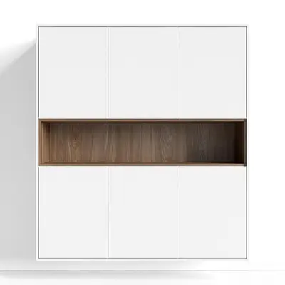 Minimalist White Bathroom Cabinet 3d model