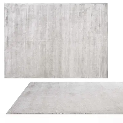 Minimalist Textured Area Rug 3d model