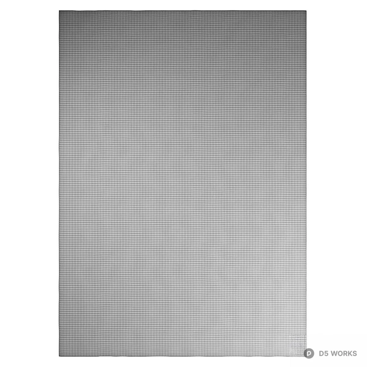 Minimalist Textured Area Rug 3d model thumbnail 2