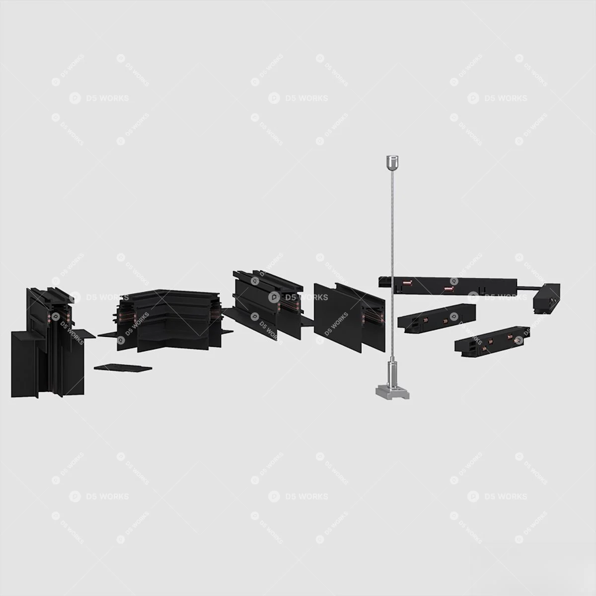 Lamp Combination 3d model thumbnail 5