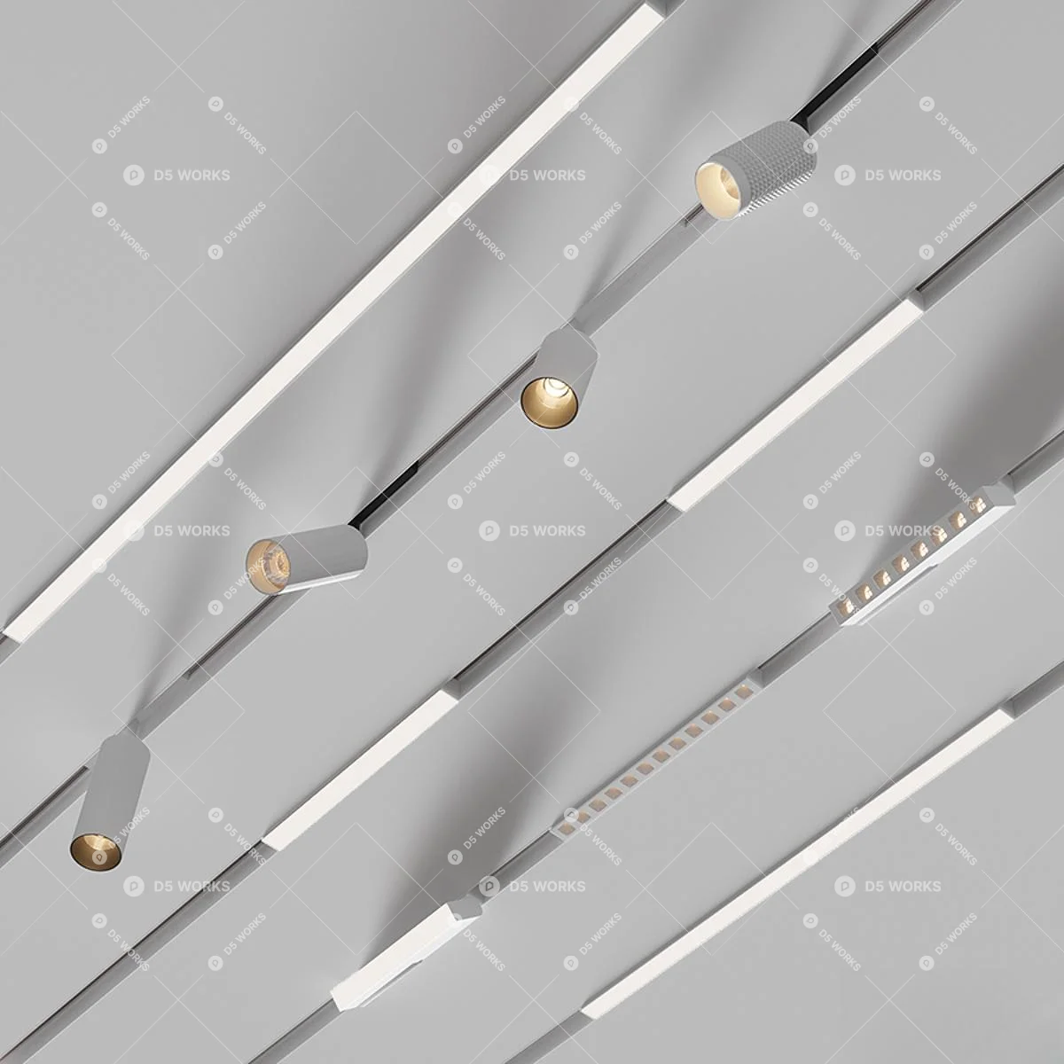 Lamp Combination 3d model thumbnail 2