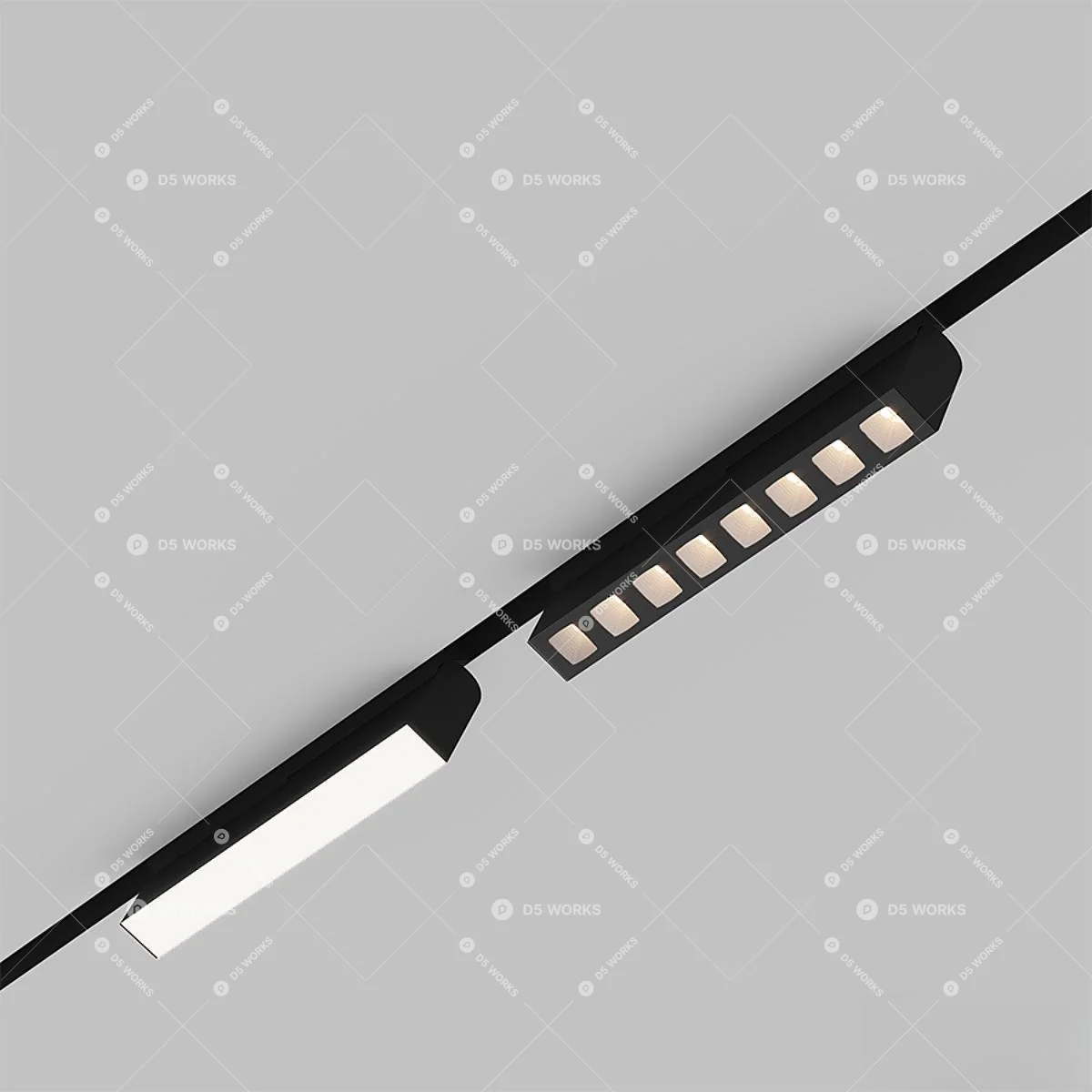 Lamp Combination 3d model thumbnail 3