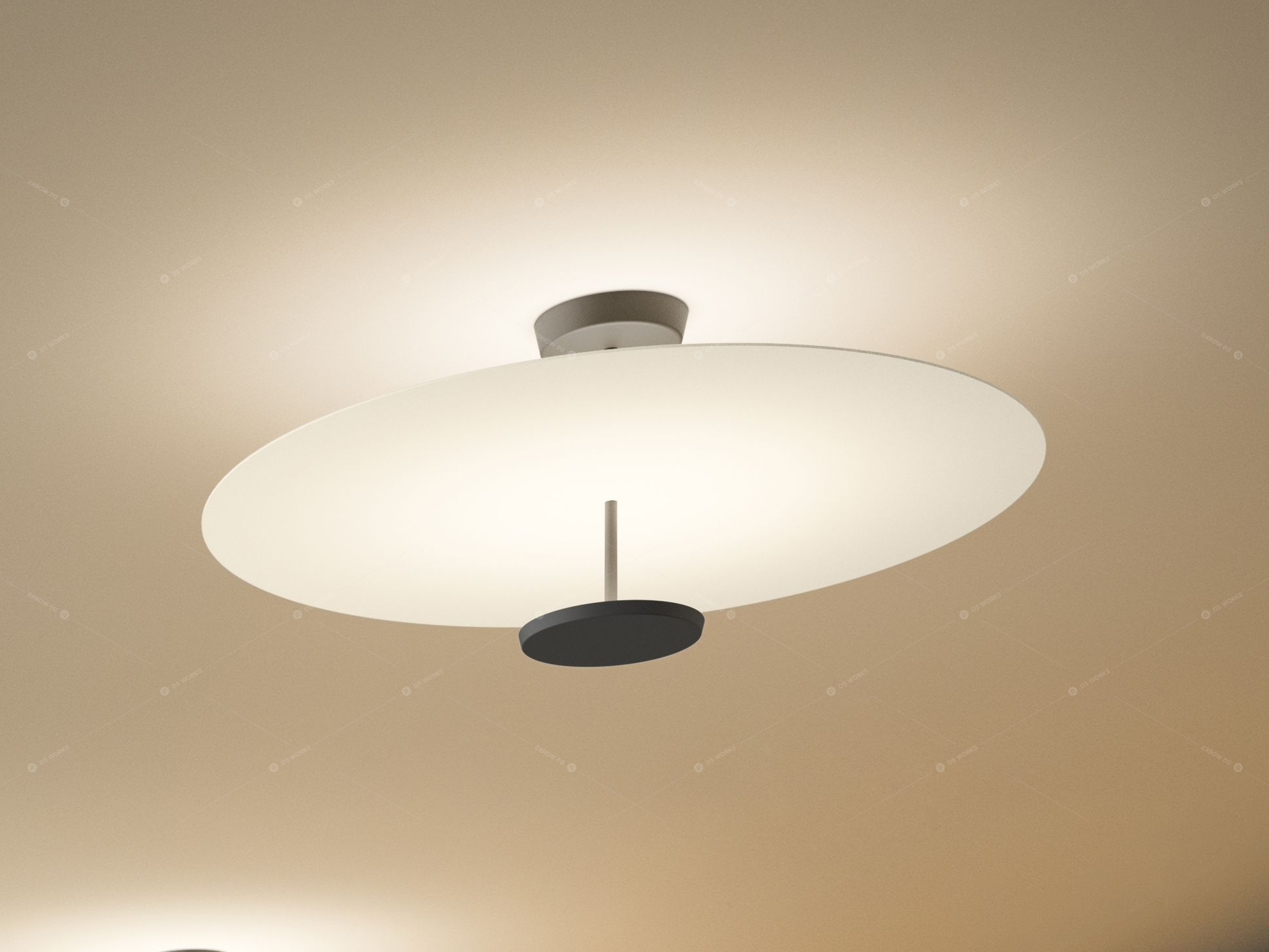 Flush Mount Lights 3D Models