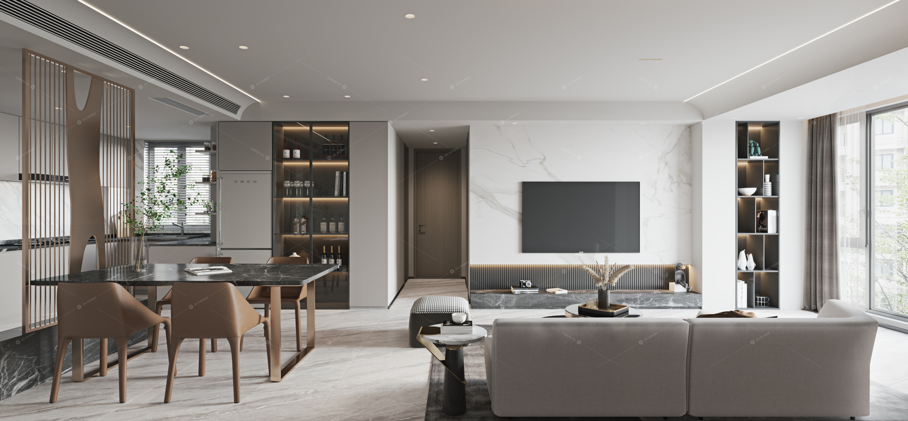 Living & Dining Rooms 3D Models 2