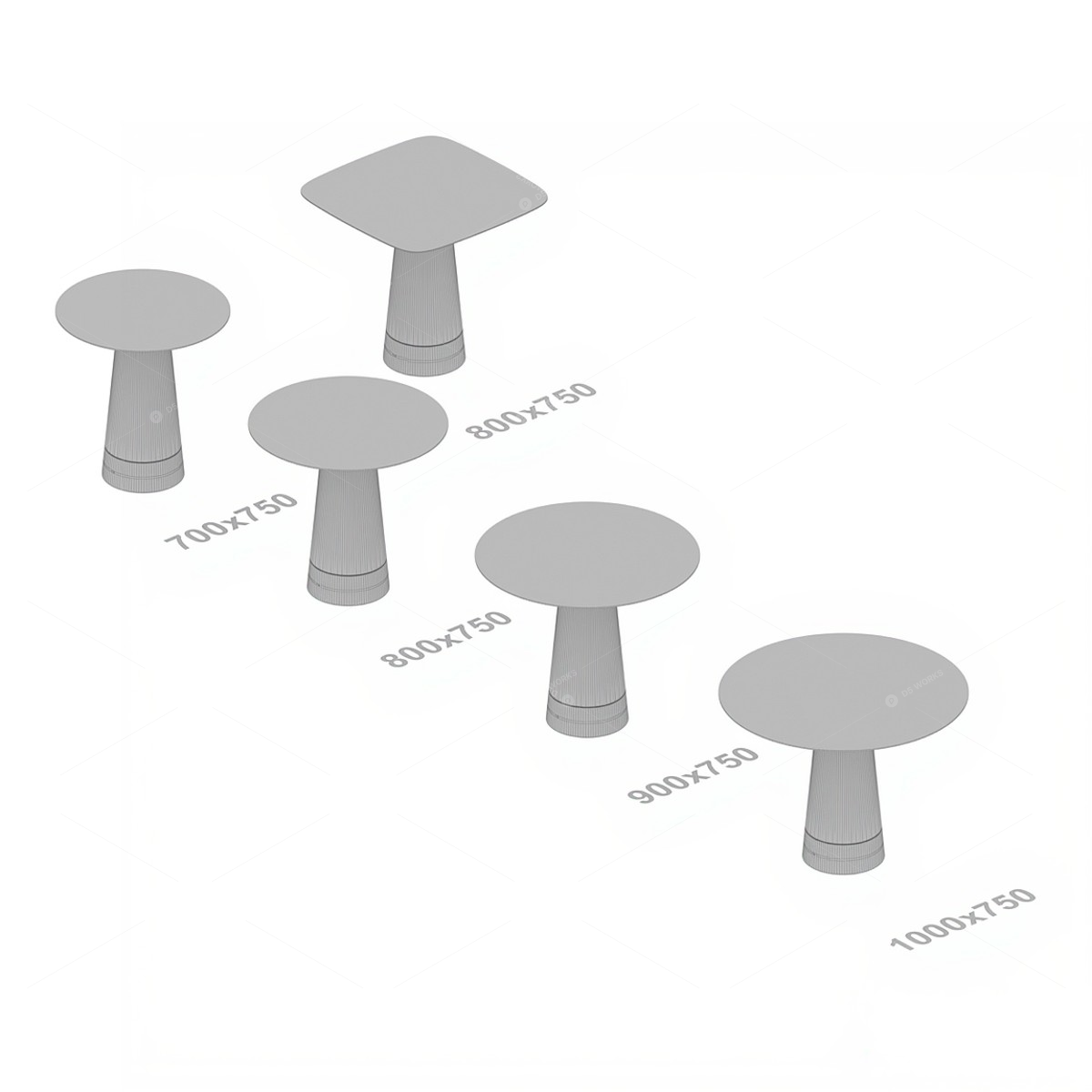 Tables/Side Tables 3D Models 2