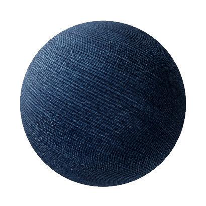 Cotton and Linen Blue linen