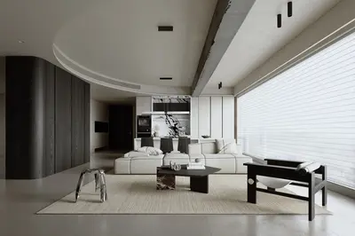 Modern Living & Dining Room