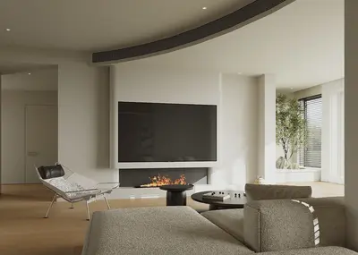 Modern Living & Dining Room