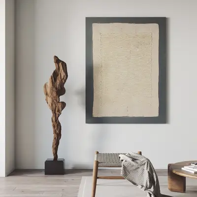 Minimalist Textured Wall Art 3d model