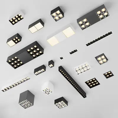 Modern Louvered Light