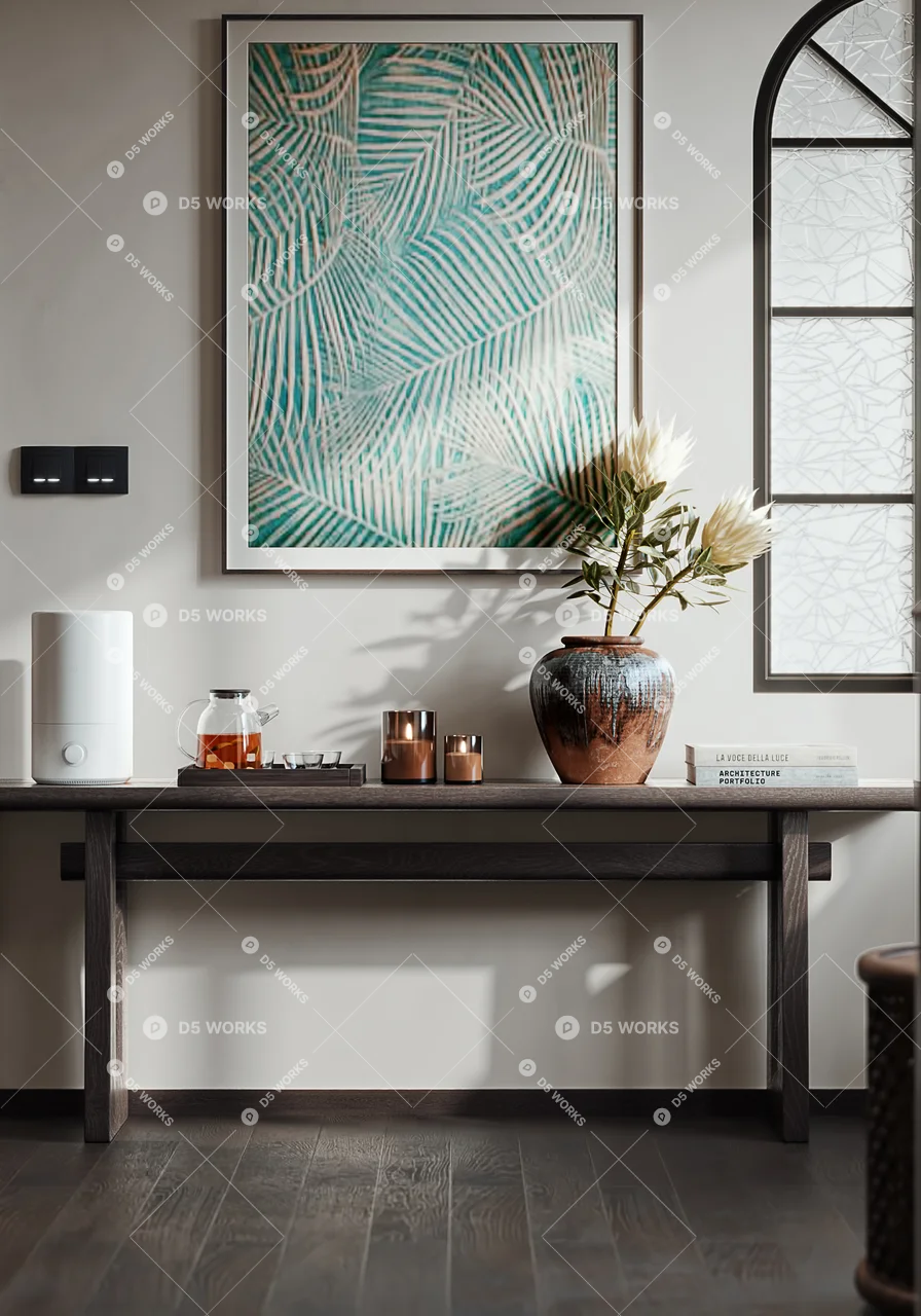 Hotel Guest Room 3d model thumbnail 4