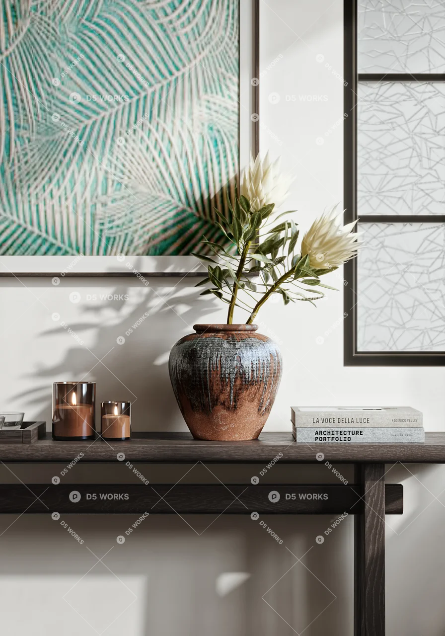 Hotel Guest Room 3d model thumbnail 6