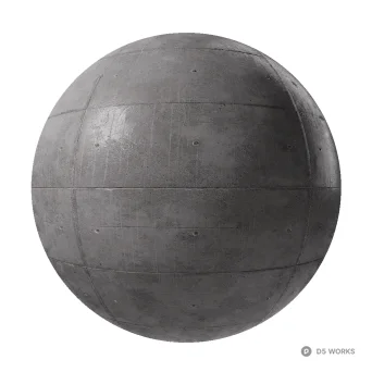 Concrete wall panels 05 pbr material - Image 1
