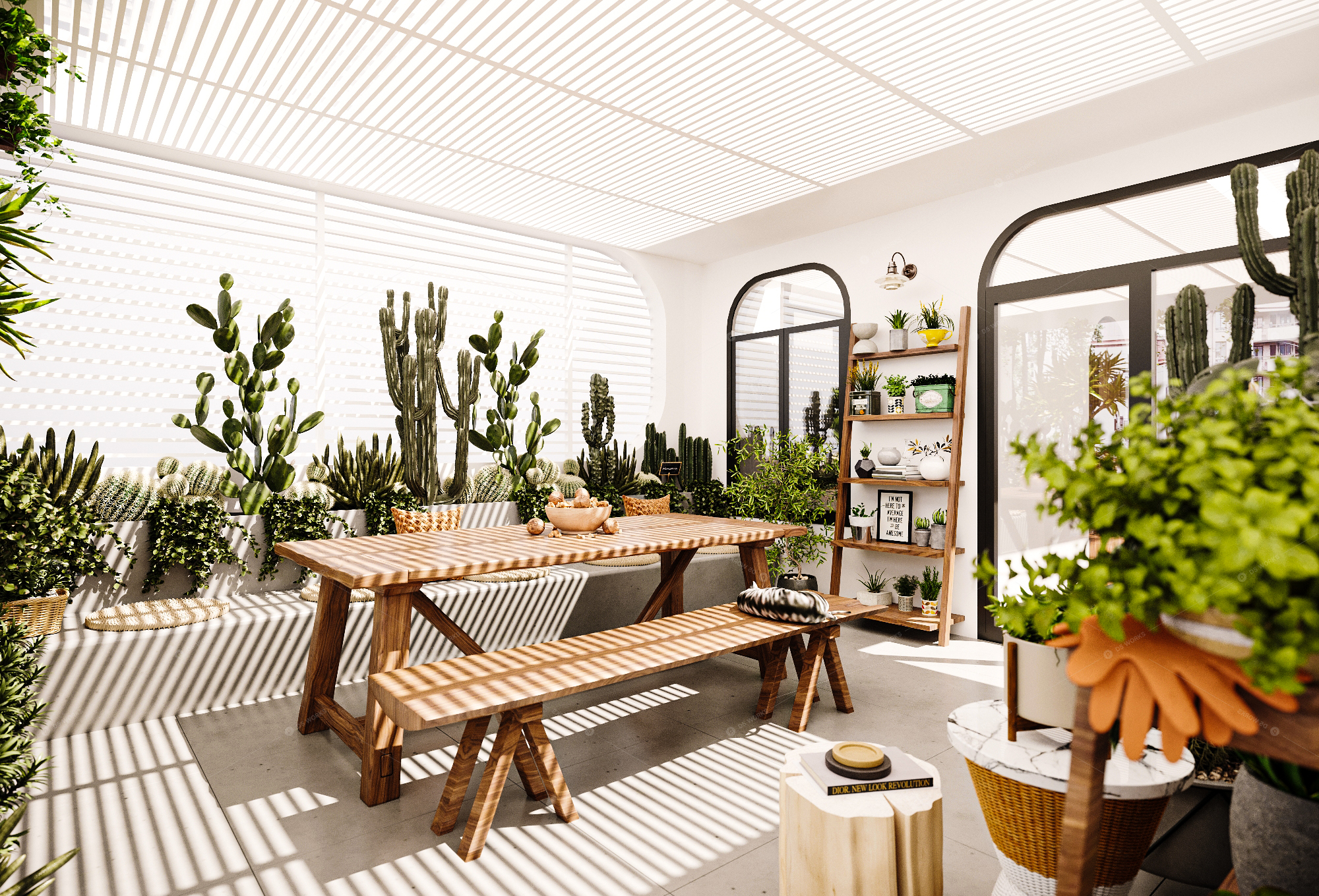 Gardens & Balconies 3D Models 3