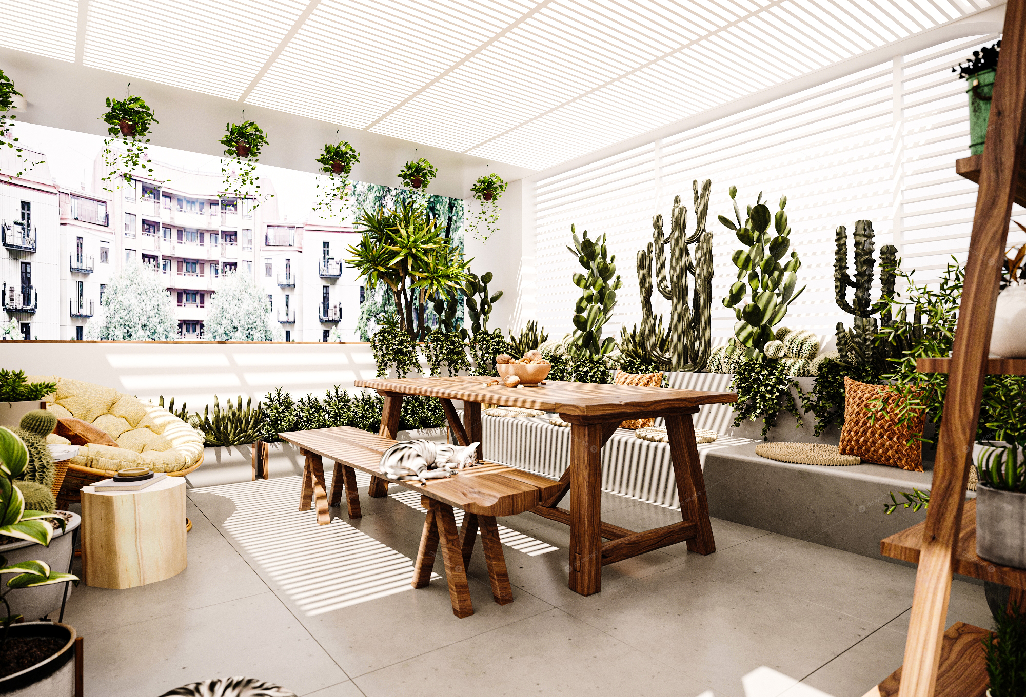 Gardens & Balconies 3D Models 2