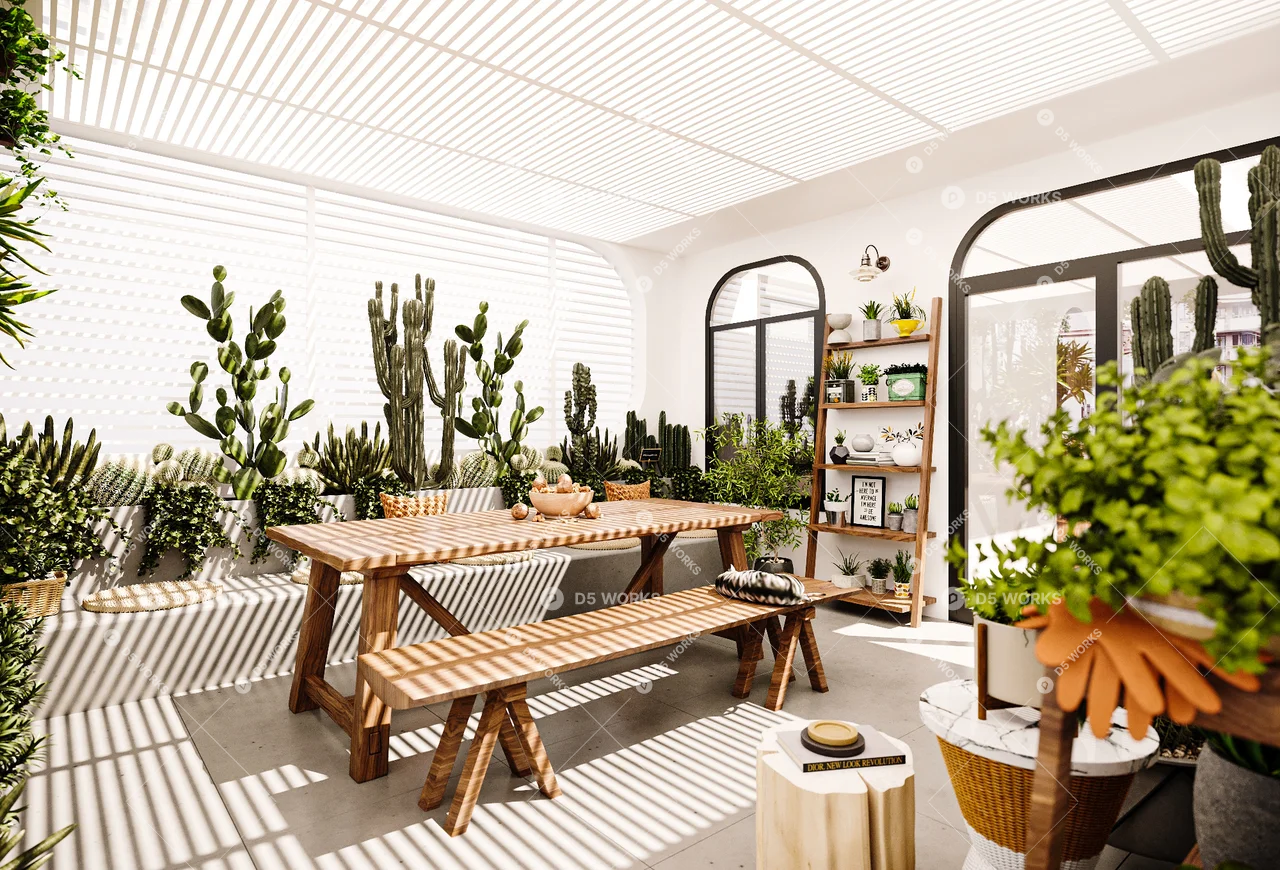 Sunroom 3d model thumbnail 3