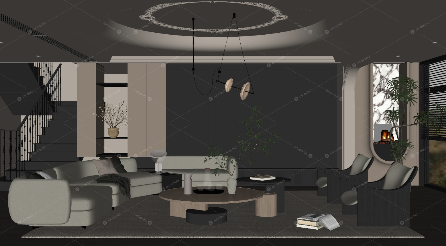 Living Rooms 3D Models 2