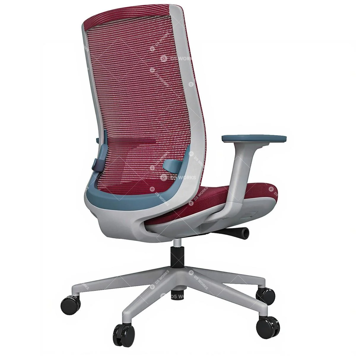 Modern Office Chair 3d model thumbnail 4