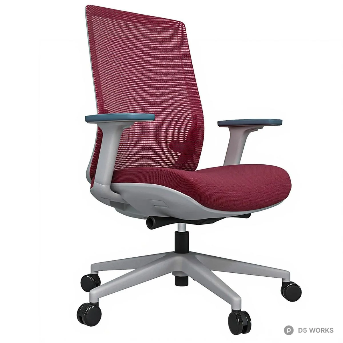 Ergonomic Mesh Office Chair 3d model thumbnail 3