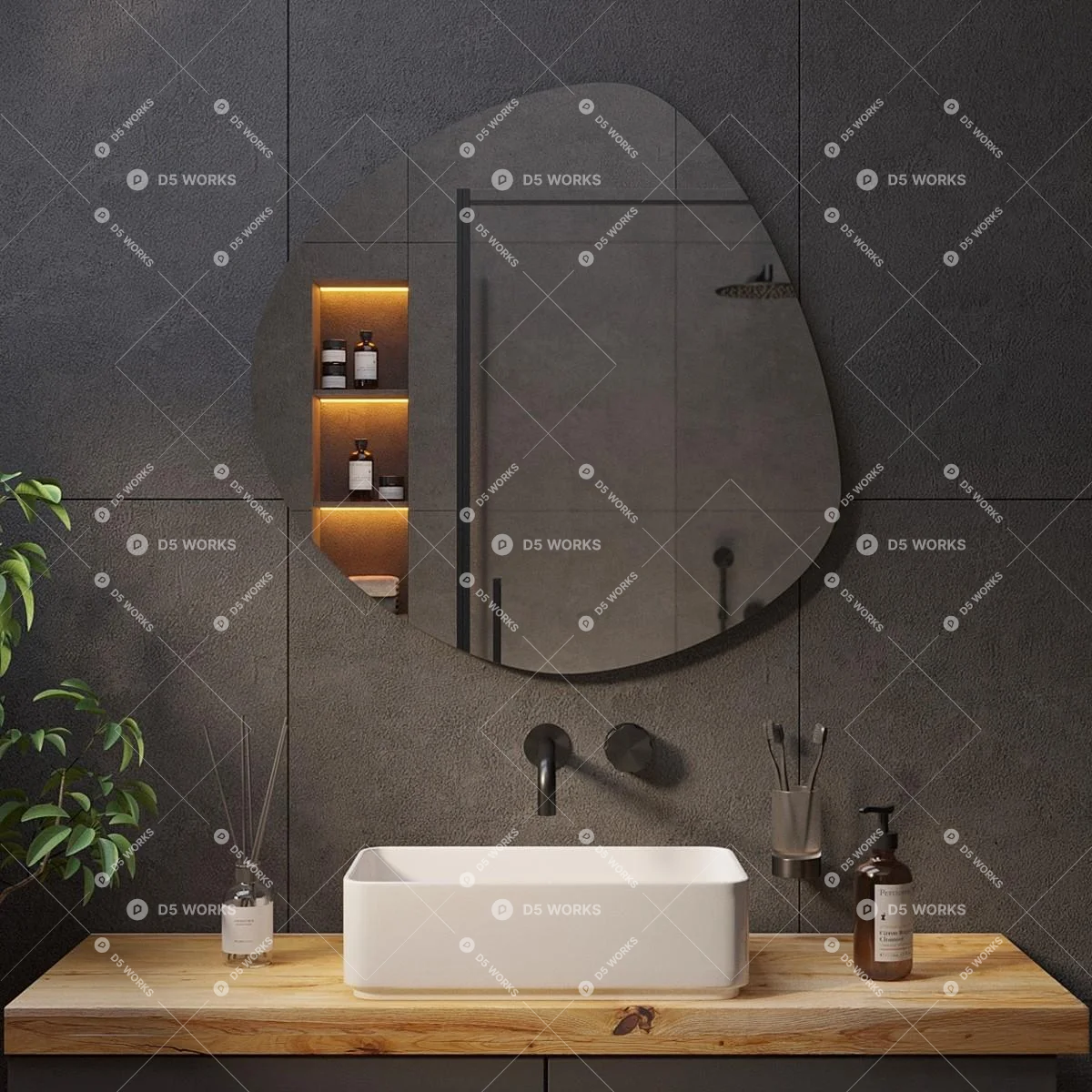 Mirror 3d model thumbnail 6