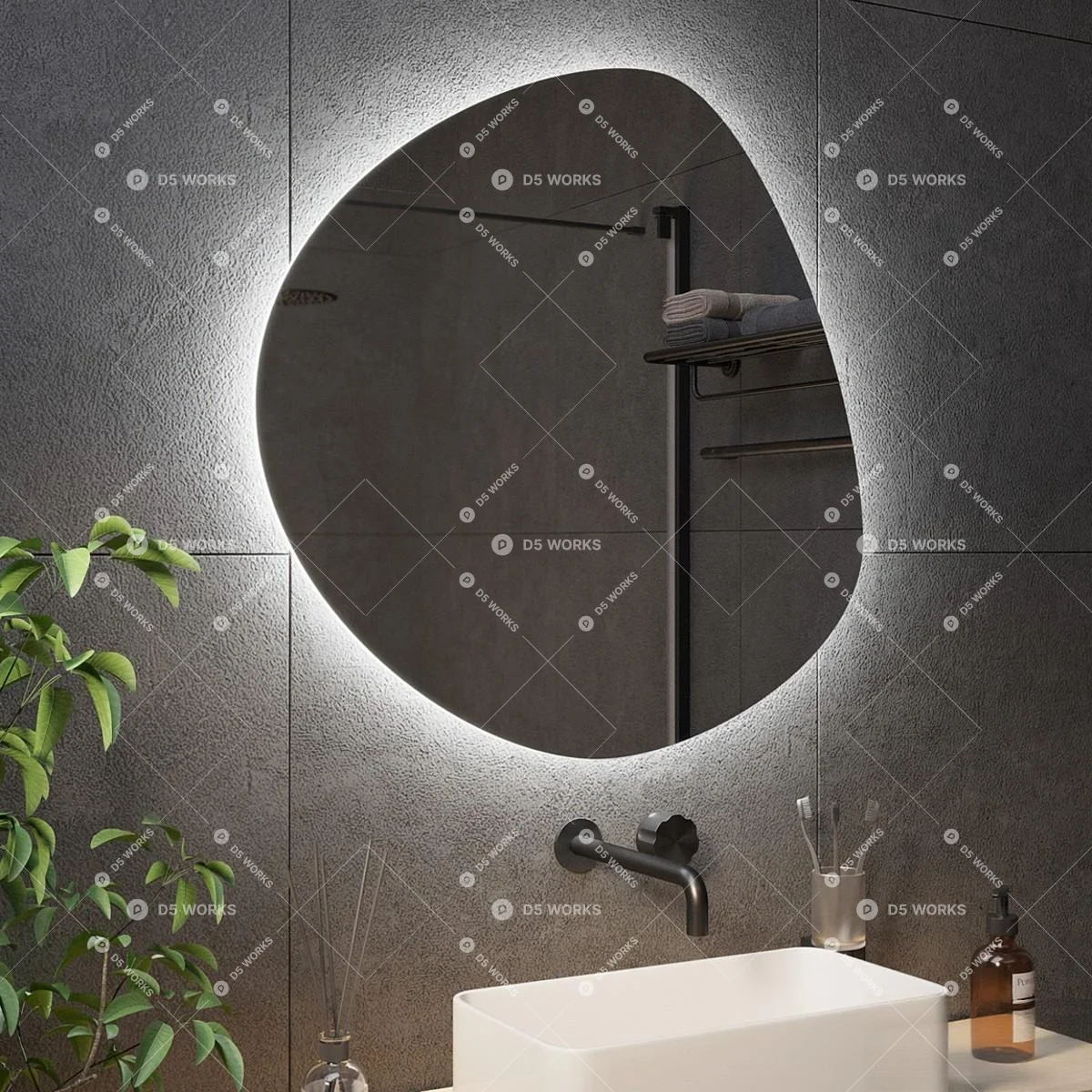 Mirror 3d model thumbnail 4