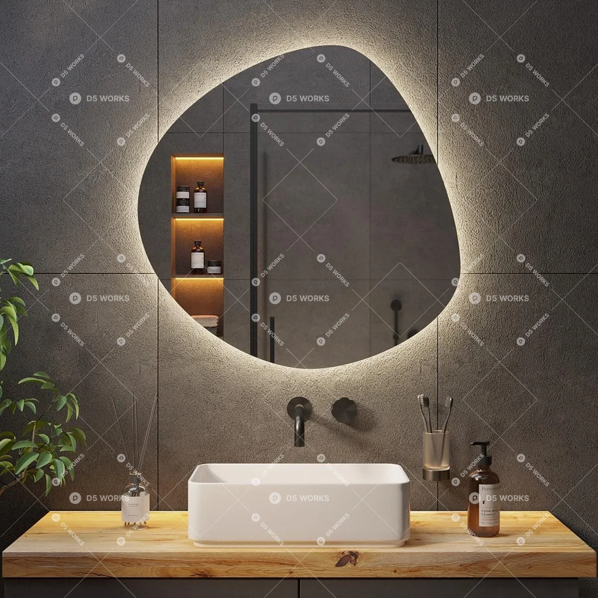 Mirror 3d model thumbnail 5