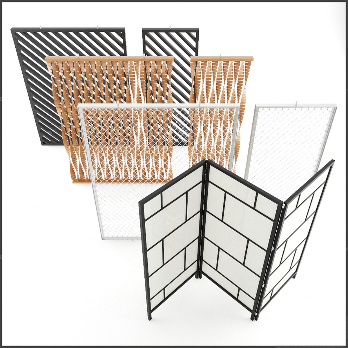 Screens & Partitions 3D Models