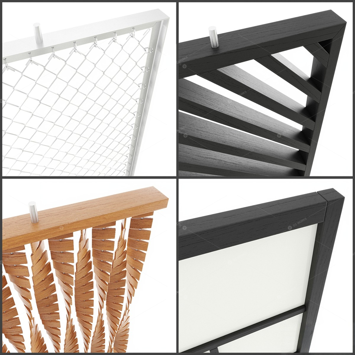 Screens & Partitions 3D Models 2