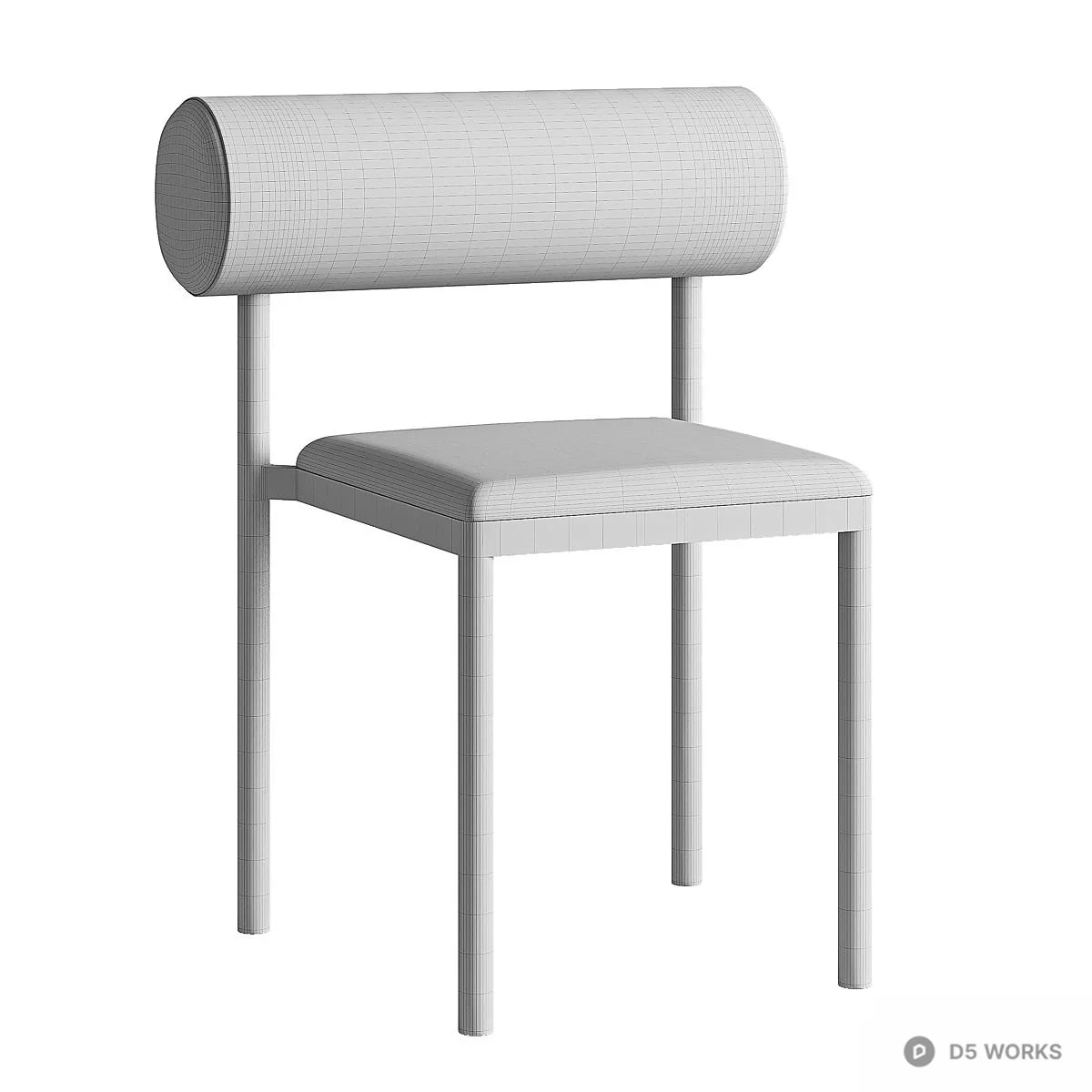 Woven Rattan Three Seater Sofa 3d model thumbnail 3