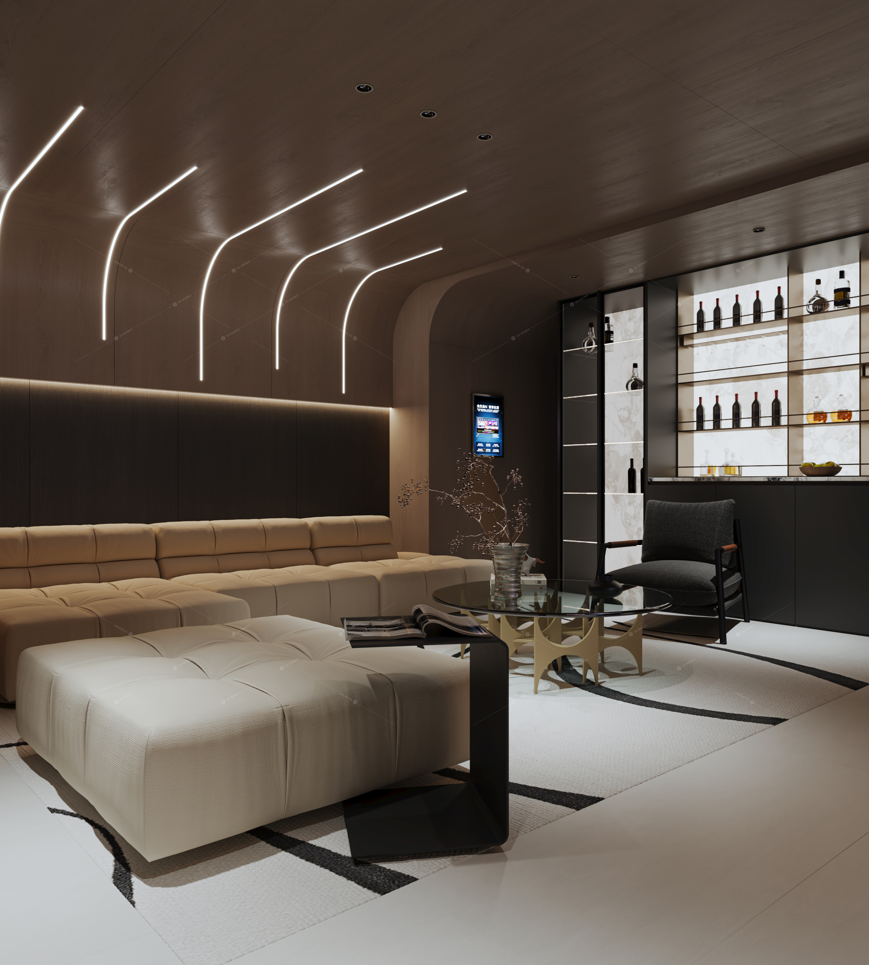 Entertainment Rooms 3D Models 3