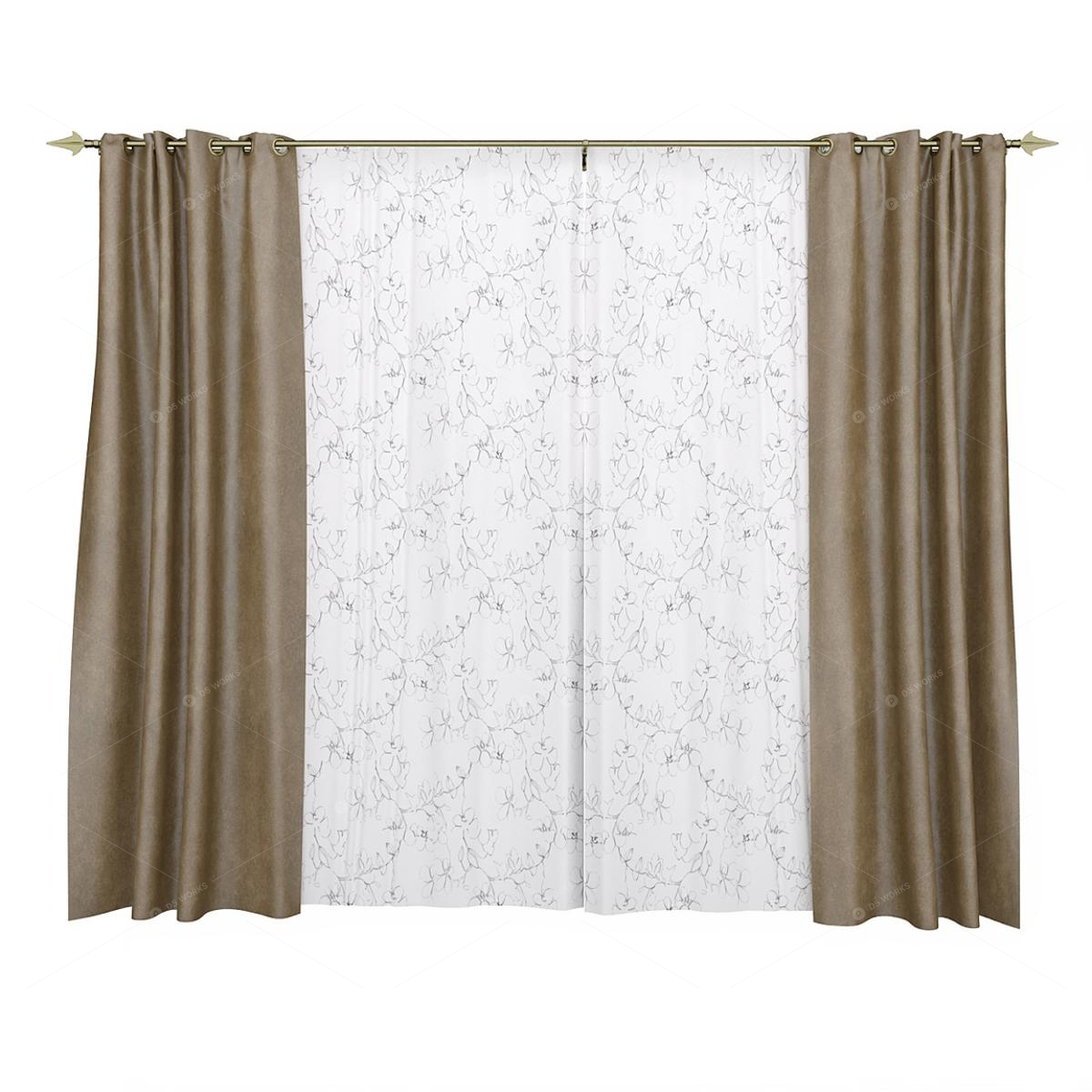 Curtains 3D Models