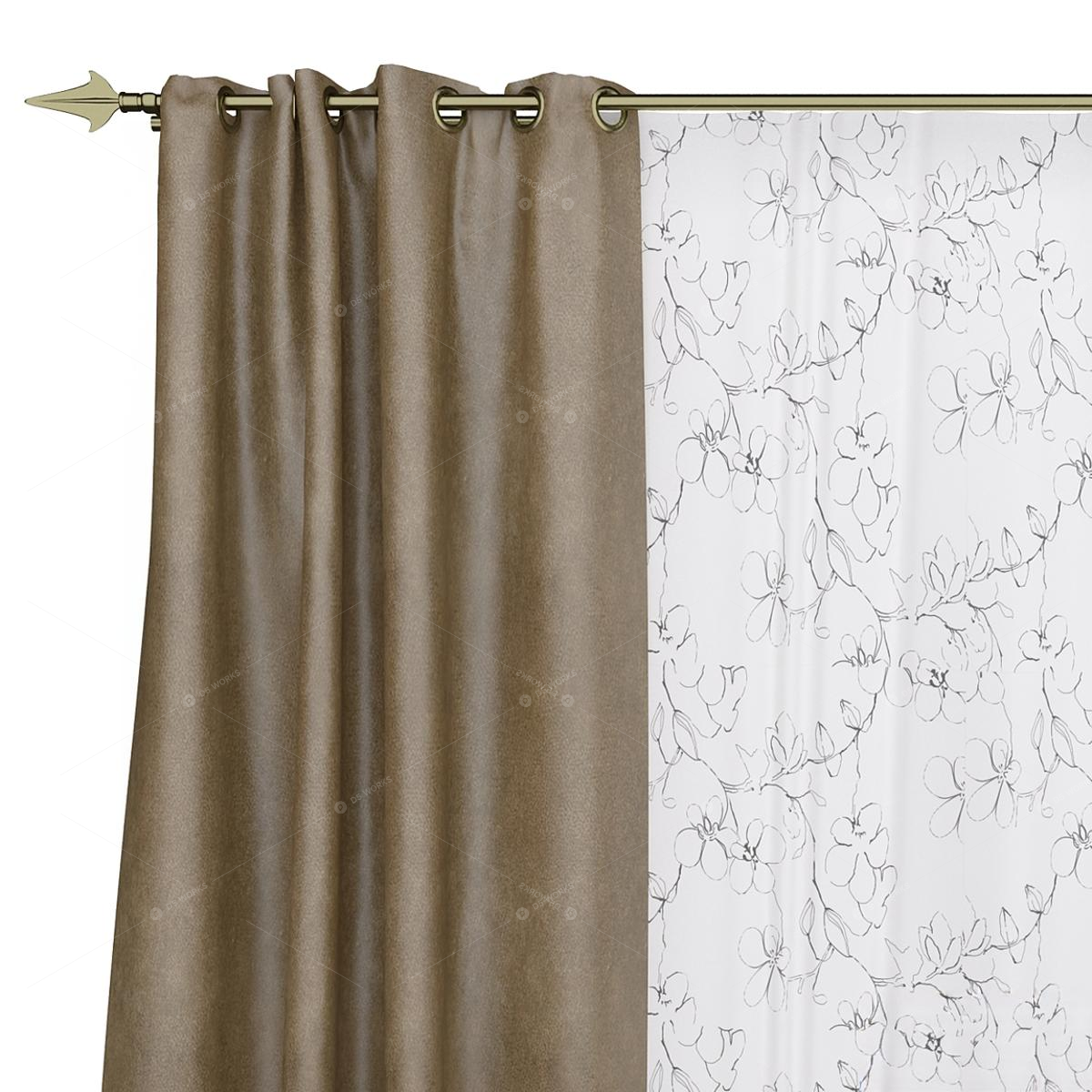 Curtains 3D Models 2