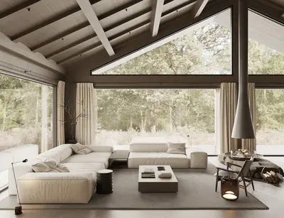 Italian Villa Living Room 3d model