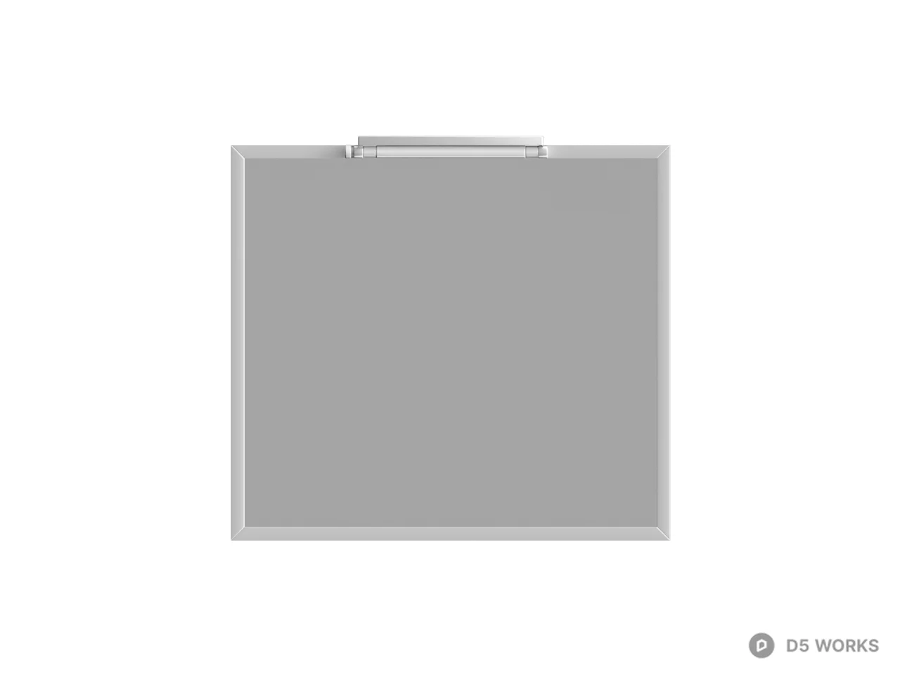 Minimalist Decorative Mirror 3d model thumbnail 2