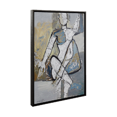 Paintings Black Metal Frame Hanging Picture 12 