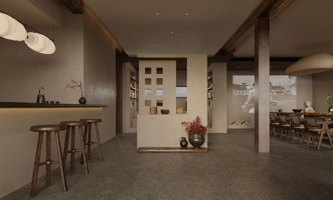 Modern BnB Lobby