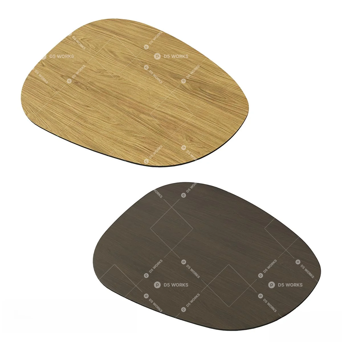 Scandinavian End Table 3d model thumbnail 2