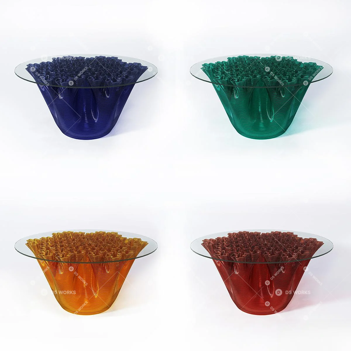 Postmodern Coffee Table 3d model thumbnail 2