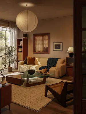 Wabi-Sabi Home Living Room