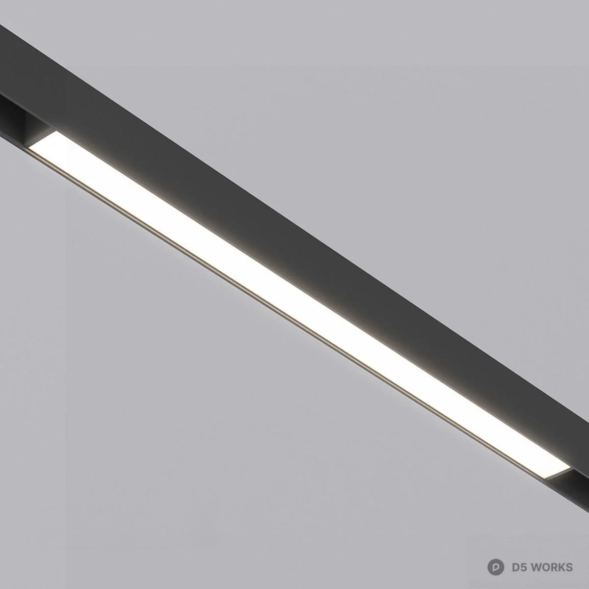 Minimalist Linear Light 3d model - Image 1