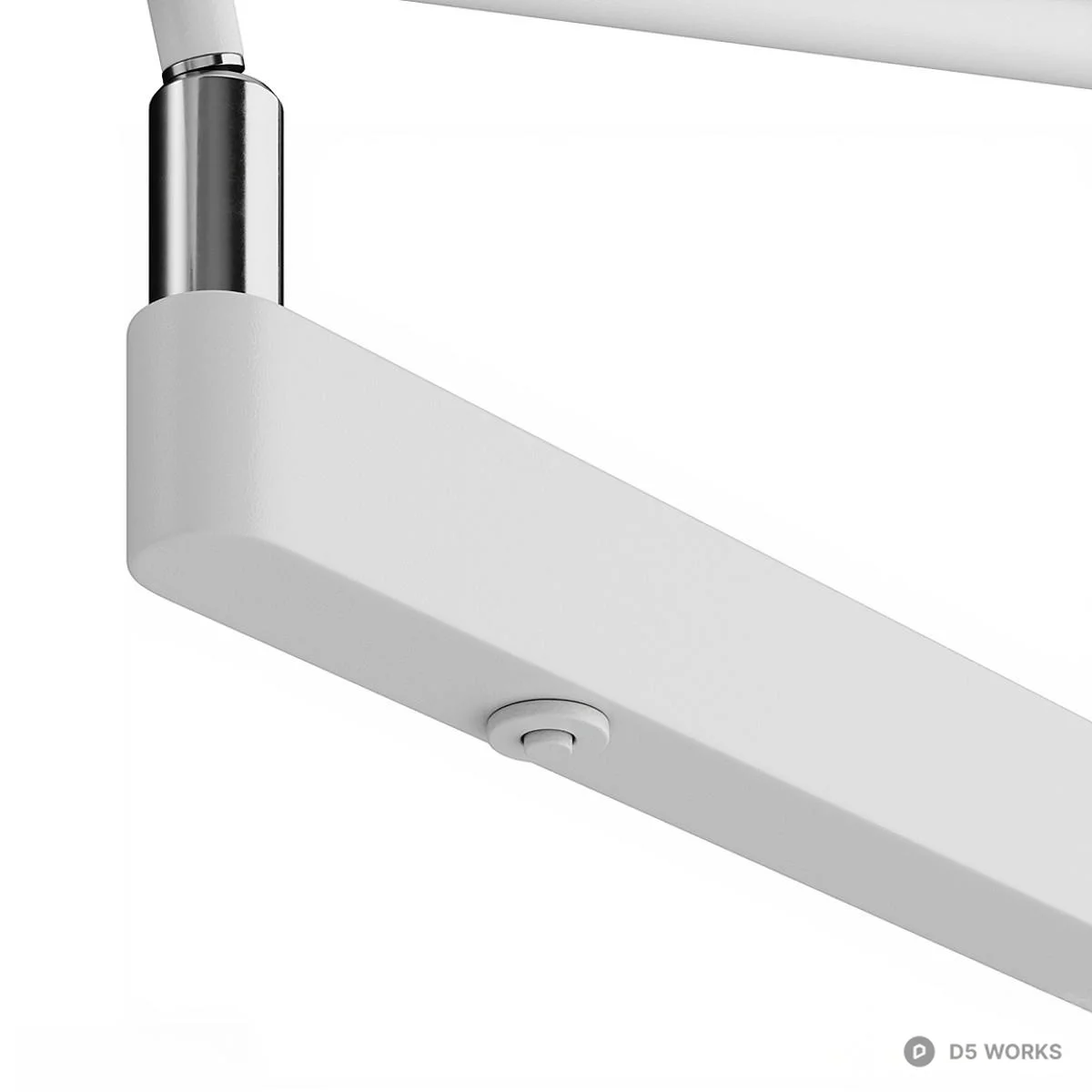 Adjustable Arm Wall Lamp 3d model thumbnail 5