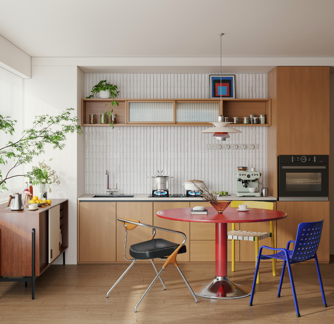 Mid-Century Modern Dining Room (Home)
