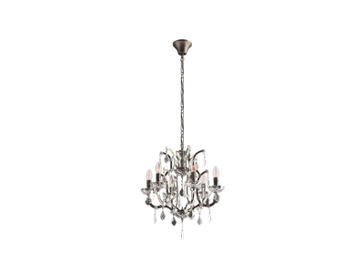 Crystal Chandelier With Metal Frame 3d model
