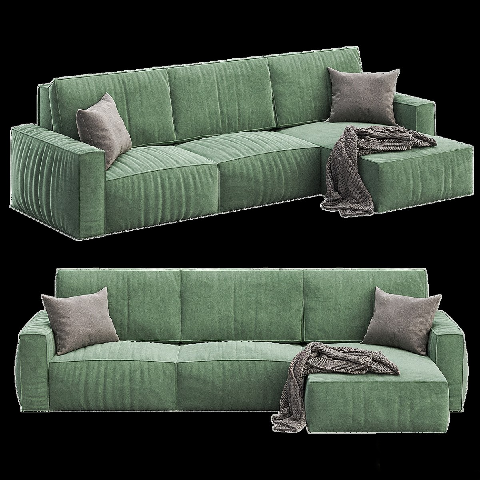 Modern Three-seater Sofa