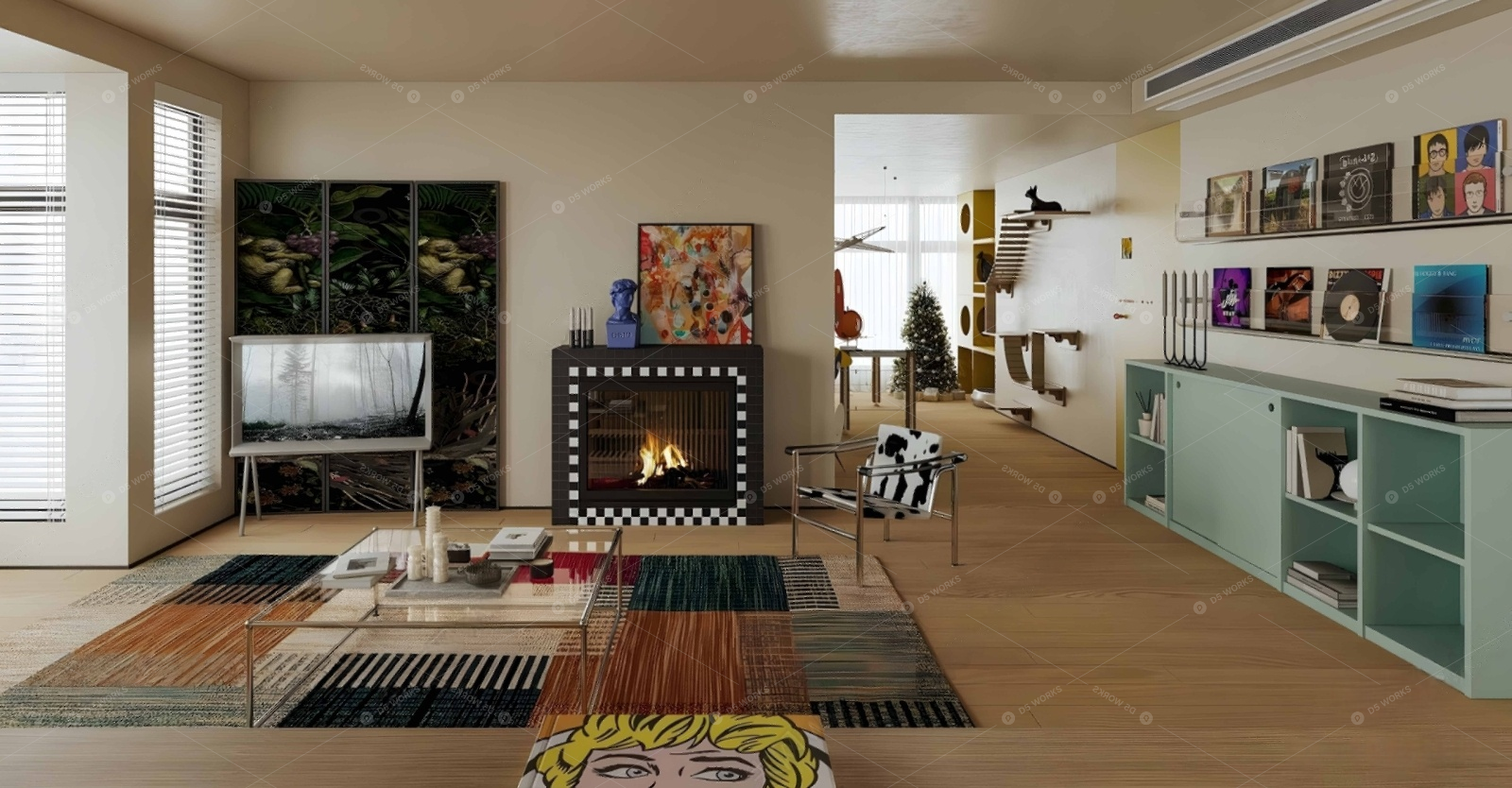 Living & Dining Rooms 3D Models 2
