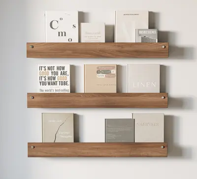 Modern Wooden Bookshelf