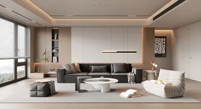 Organic Modern Home Living Room