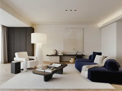 Organic Modern Home Living Room