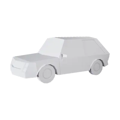 Lowpoly Car 34 3d model